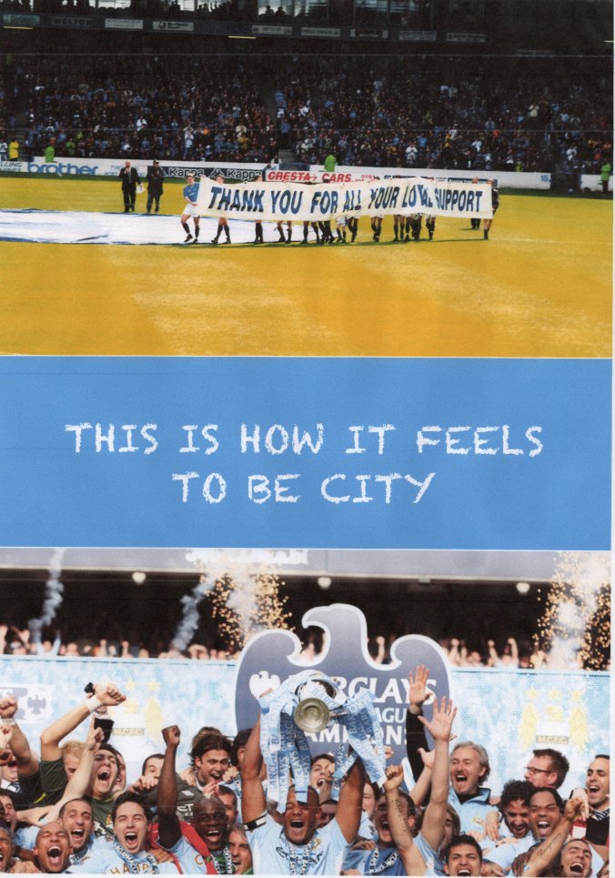 This is How it Feels to be City Book Manchester City