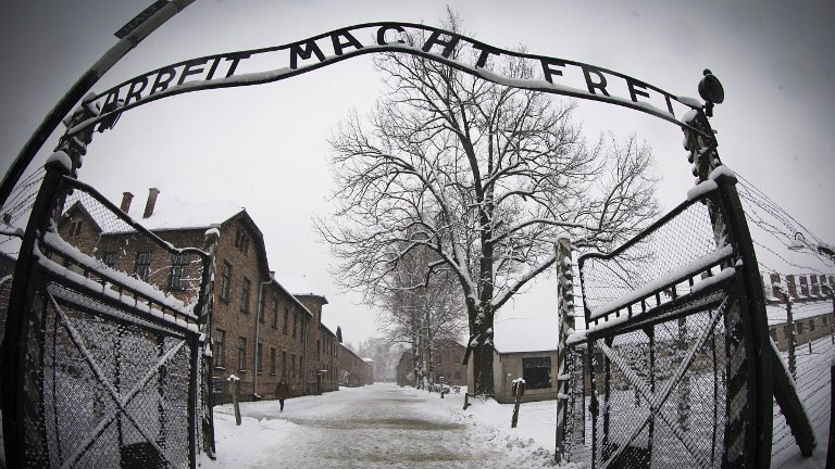 Entrance to Auschwitz